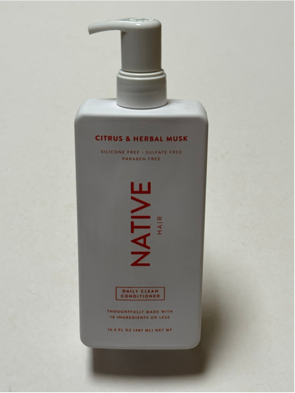 Native Citrus & Herbal Musk Daily Clean Conditioner 16.5 fl oz NEW